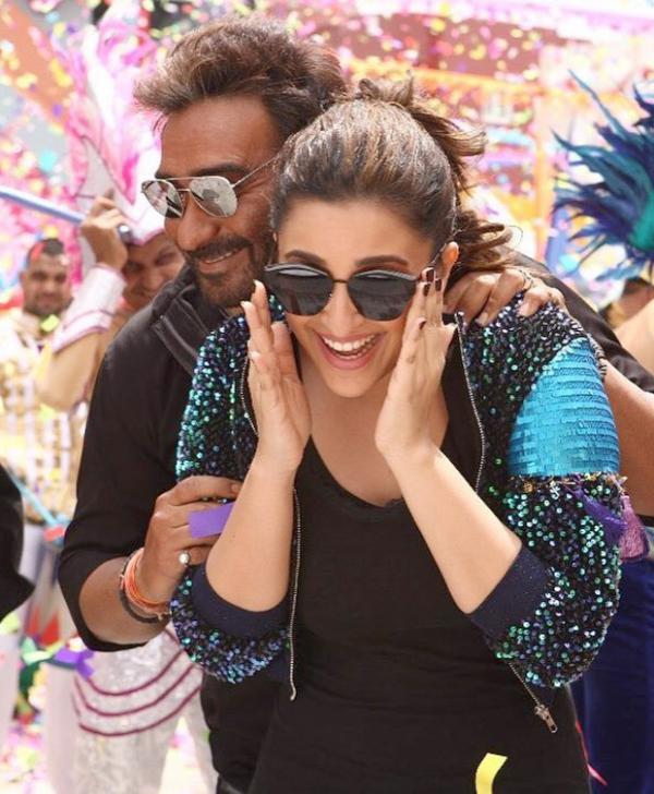  Check out: Parineeti Chopra and Ajay Devgn caught in a candid moment shooting for Golmaal Again title track 