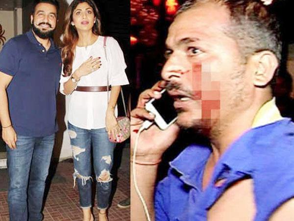 OMG Shilpa Shettyâs bouncers get into a fight with photographers 